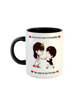 ARTBUG - Black Every Love Story Is Beautiful But Ours Is My Favourite Coffee Mug