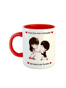 ARTBUG - Red Every Love Story Is Beautiful But Ours Is My Favourite Coffee Mug