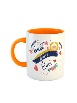 ARTBUG - Orange Best Dadi Ever Printed Ceramic Coffee Mug