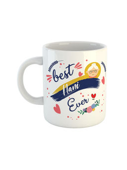 ARTBUG - White Best Nani Ever Printed Ceramic Coffee Mug