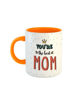 ARTBUG - Orange You're The Best Mom Printed Ceramic Mug