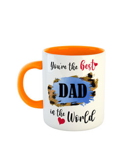 ARTBUG - Orange You're The Best Dad In The World Printed Ceramic Mug