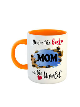 ARTBUG - Orange You're The Best Mom In The World Printed Ceramic Mug