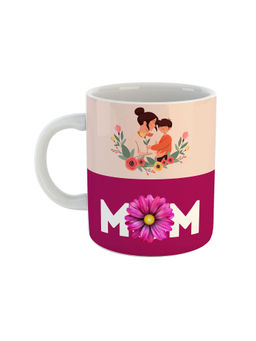 ARTBUG - White Mom Ceramic Coffee Mug