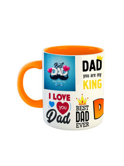 ARTBUG - Orange Dad Ceramic Coffee Mug