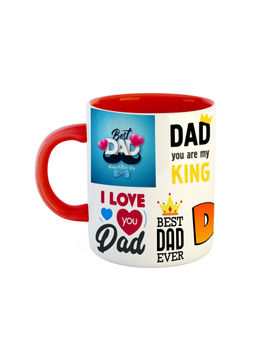 ARTBUG - Red Dad Ceramic Coffee Mug
