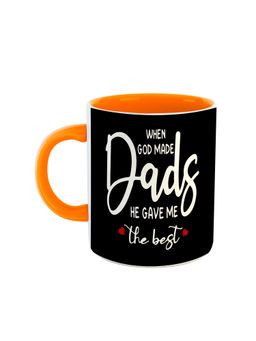 ARTBUG - Orange When God Made Dads He Gave Me The Best Ceramic Mug