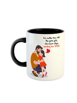 ARTBUG - Black Not Matter How Old The Girls Gets, She Never Stops Needing Her Dad Mug