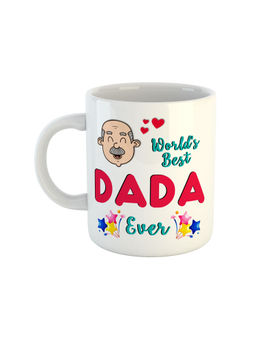 ARTBUG - White Wolds Best Dada Ever Printed Ceramic Mug