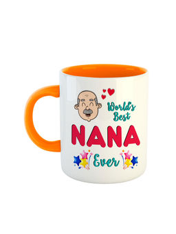 ARTBUG - Orange Wolds Best Nana Ever Printed Ceramic Mug