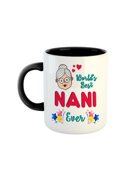 ARTBUG - Black Wolds Best Nani Ever Printed Ceramic Mug