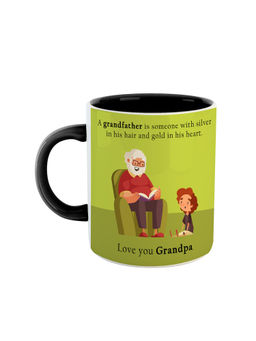 ARTBUG - Black Love You Grandpa Ceramic Mug