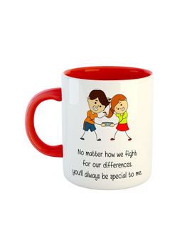 ARTBUG - Red No Matter How We Fight Printed Ceramic Mug