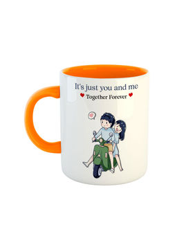 ARTBUG - Orange Its Just You And Me Together Forever Ceramic Mug
