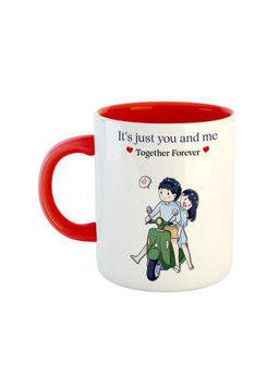 ARTBUG - Red Its Just You And Me Together Forever Ceramic Mug