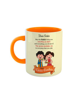 ARTBUG - Orange Dear Sister Everything You Desire May Success Accompany You Ceramic Mug