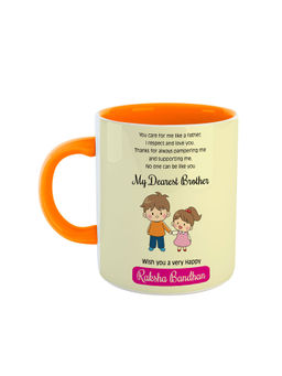 ARTBUG - Orange No One Can Be Like You, My Dearest Brother Printed Ceramic Mug