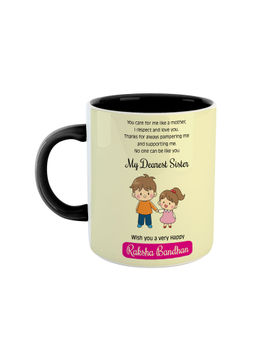 ARTBUG - Black No One Can Be Like You, My Dearest Sister Printed Ceramic Mug