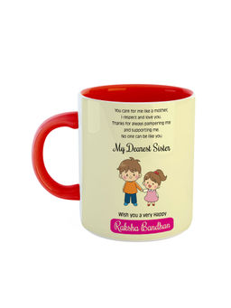 ARTBUG - Red No One Can Be Like You, My Dearest Sister Printed Ceramic Mug