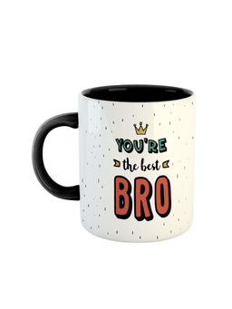 ARTBUG - Black You're The Best Bro Printed Ceramic Mug