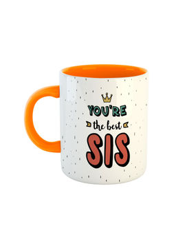 ARTBUG - Orange You're The Best Sis Printed Ceramic Mug