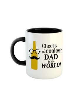 ARTBUG - Black Cheers To The Coolest Dad In The World Coffee Mug