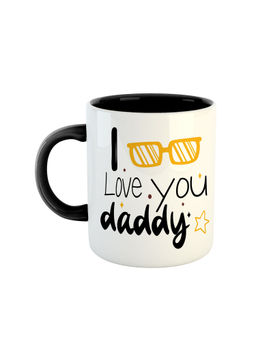 ARTBUG - Black I Love You Daddy Coffee Mug