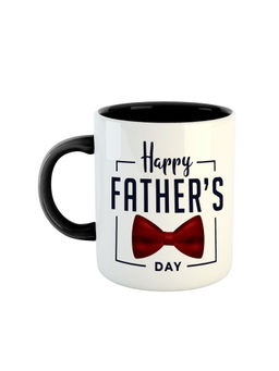 ARTBUG - Black Happy Fathers Day Coffee Mug