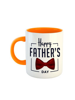 ARTBUG - Orange Happy Fathers Day Coffee Mug