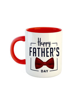 ARTBUG - Red Happy Fathers Day Coffee Mug