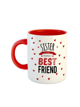 ARTBUG - Red Sister Is The Perfect Best Friend Ceramic Coffee Mug