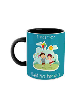 ARTBUG - Black I Miss Those Hight Five Moments Printed Coffee Mug