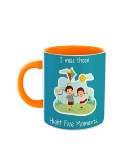ARTBUG - Orange I Miss Those Hight Five Moments Printed Coffee Mug