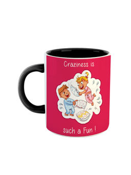 ARTBUG - Black Craziness Is Such A Fun Printed Ceramic Mug