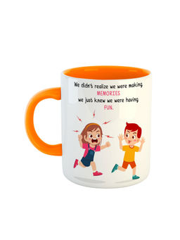 ARTBUG - Orange We Didn't Realize We Were Making Memories Ceramic Mug