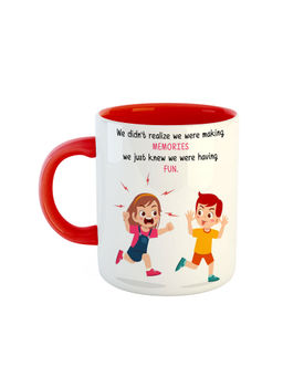 ARTBUG - Red We Didn't Realize We Were Making Memories Ceramic Mug