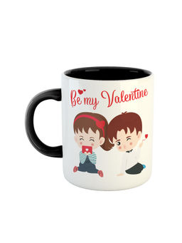 ARTBUG - Black Be My Valentine Ceramic Coffee Mug