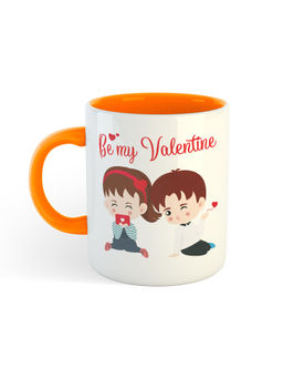 ARTBUG - Orange Be My Valentine Ceramic Coffee Mug
