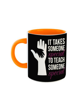 ARTBUG - Orange It Takes Someone Special To Teach Someone Special Ceramic Coffee Mug