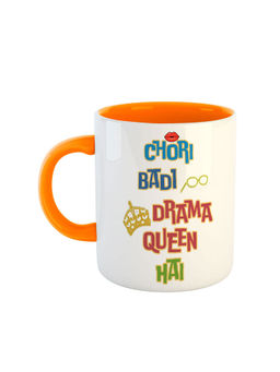 ARTBUG - Orange Chori Badi Drama Queen Hai Printed Coffee Mug