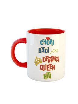 ARTBUG - Red Chori Badi Drama Queen Hai Printed Coffee Mug