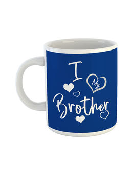 ARTBUG - White I Love My Brother Special Coffee Mug
