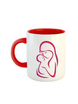 ARTBUG - Red Mothers Printed Ceramic Coffee Mug