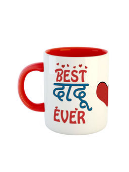 ARTBUG - Red Best Dadu Ever Ceramic Coffee Mug