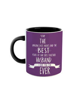 ARTBUG - Black The Best Husband Ever Ceramic Coffee Mug
