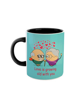 ARTBUG - Black Love Is Growing Old With You Ceramic Coffee Mug
