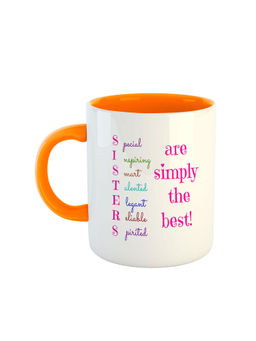 ARTBUG - Orange Sisters Are Simply The Best Ceramic Coffee Mug