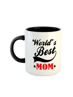ARTBUG - Black Worlds Best Mom Ceramic Printed Coffee Mug