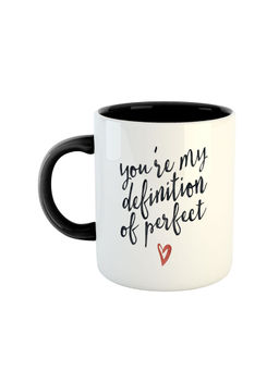 ARTBUG - Black You're My Definition Of Perfect Love Quote Coffee Mug