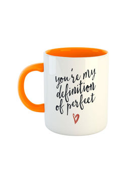 ARTBUG - Orange You're My Definition Of Perfect Love Quote Coffee Mug